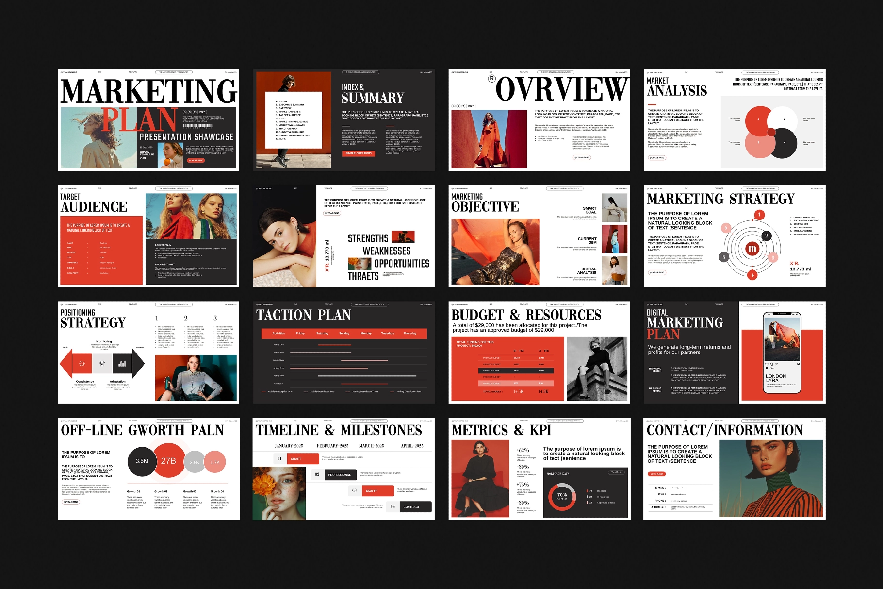 Marketing Plan Presentation Template