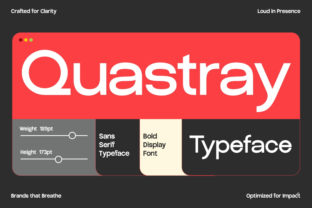GC Quark - A Modern Sans Serif