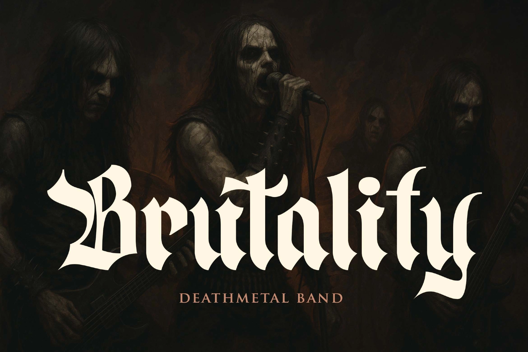 Broken Shield a Gothic Blackletter Font