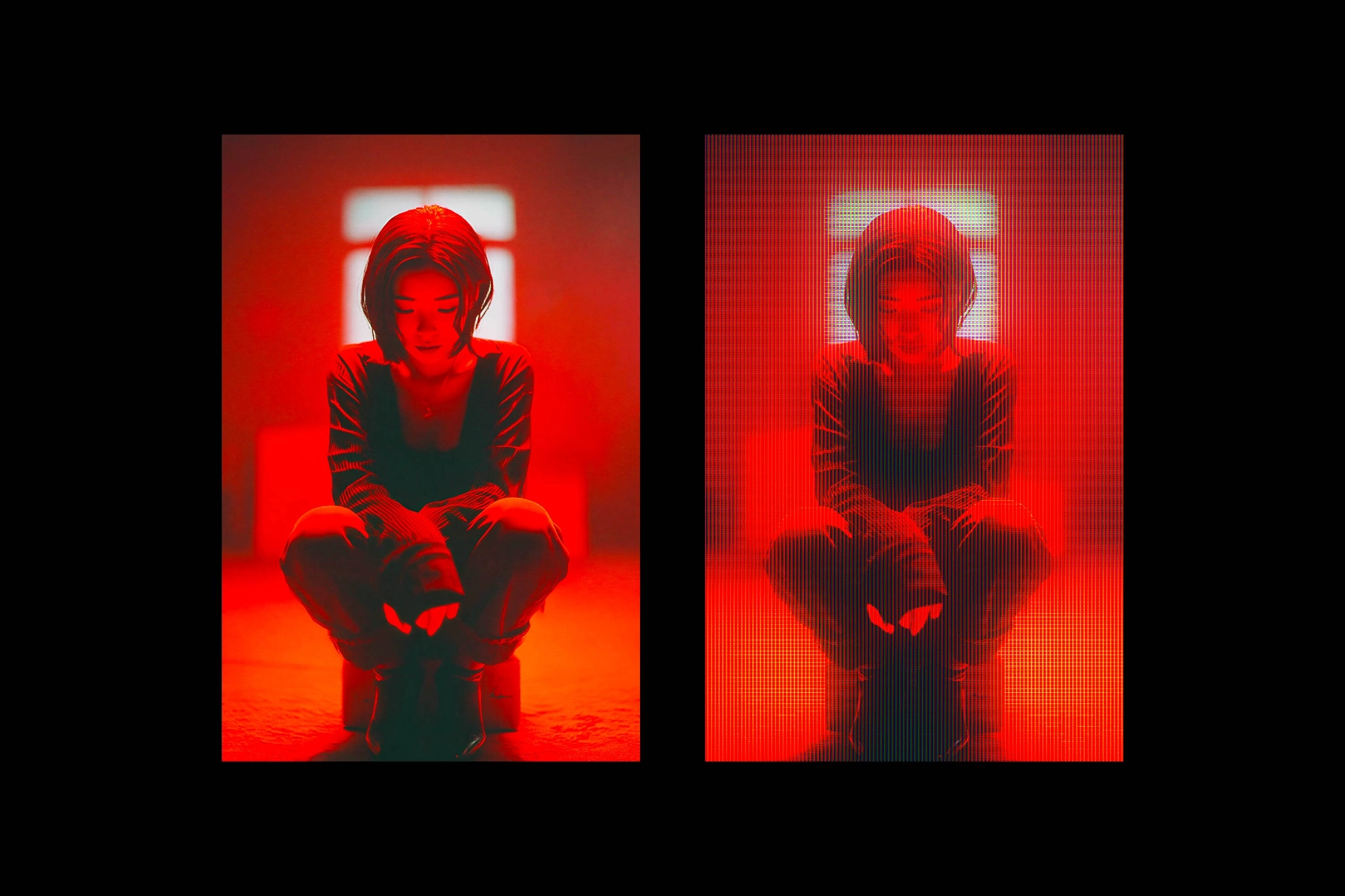 CRT Poster Photo Effect