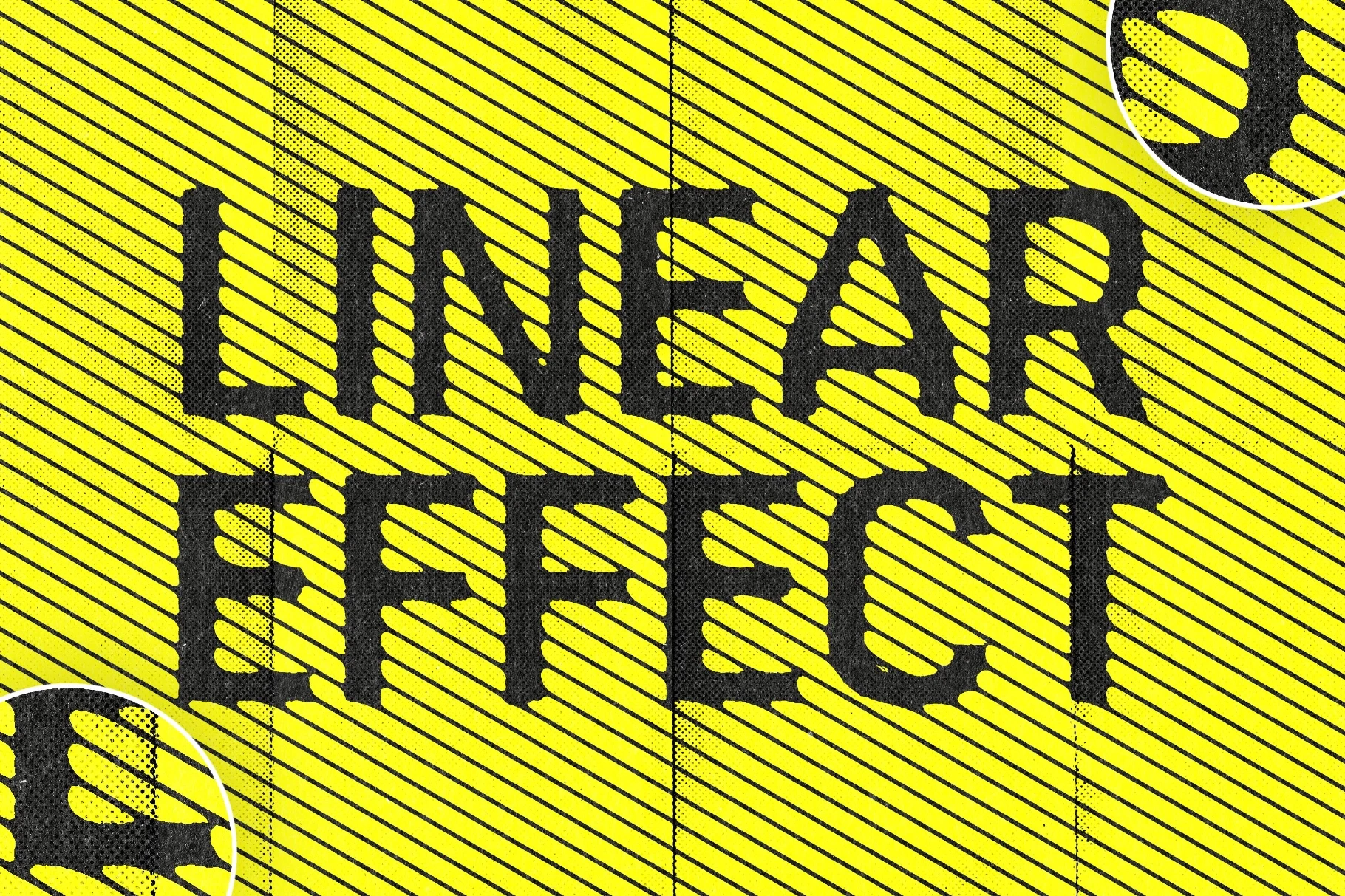 Linear Print Text Effect
