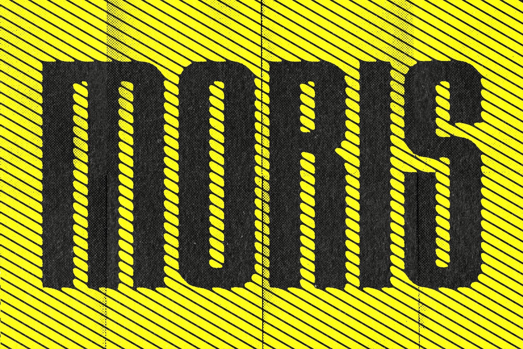 Linear Print Text Effect