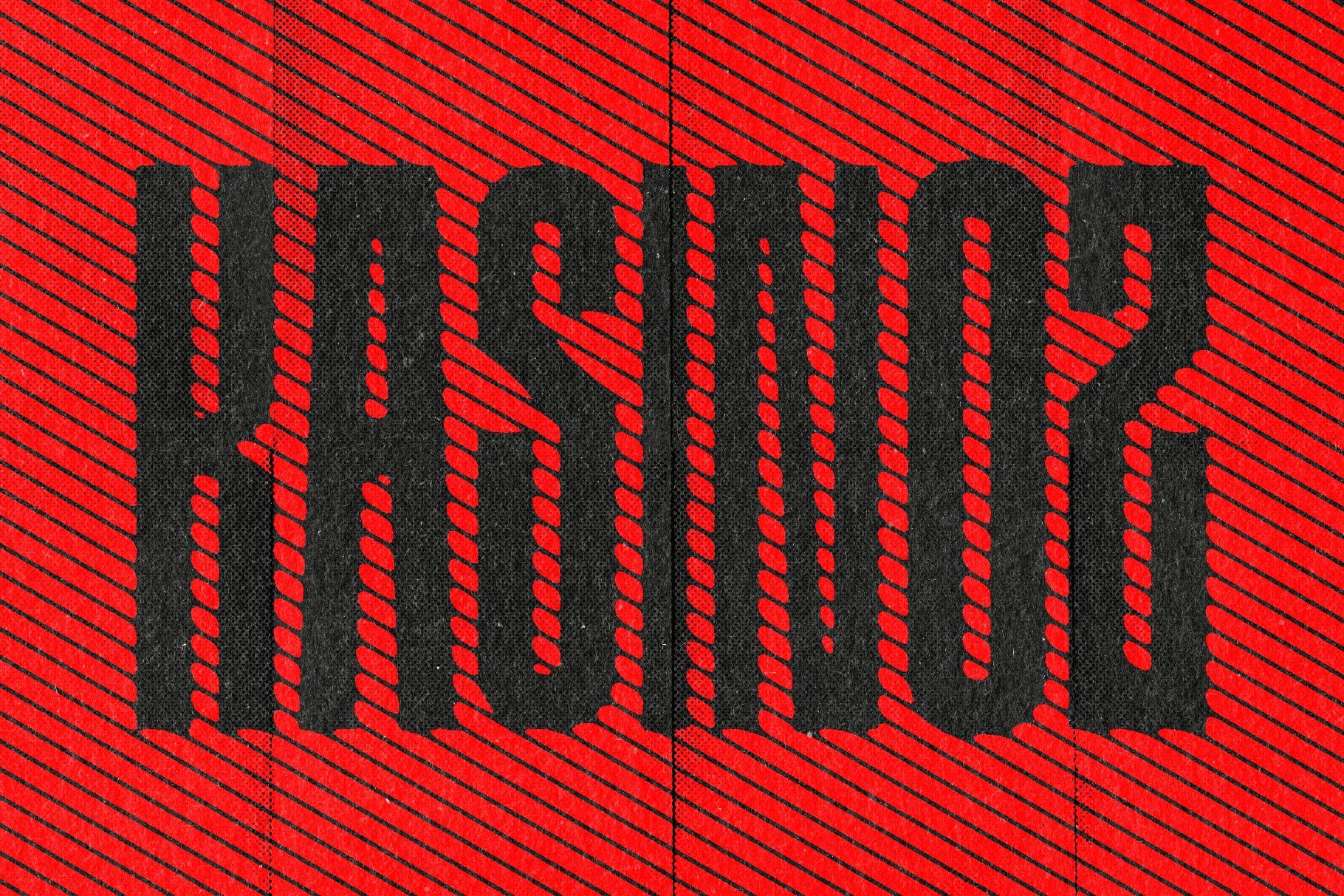 Linear Print Text Effect