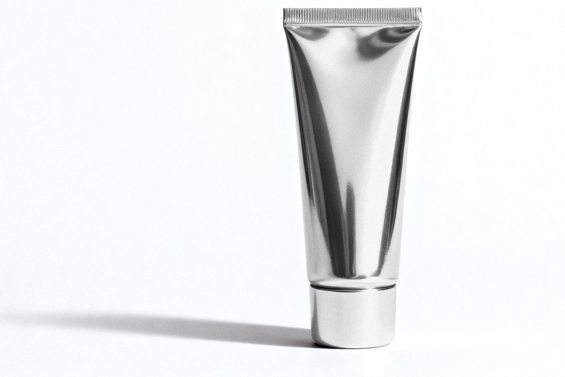 Metallic Skincare Tube Mockup