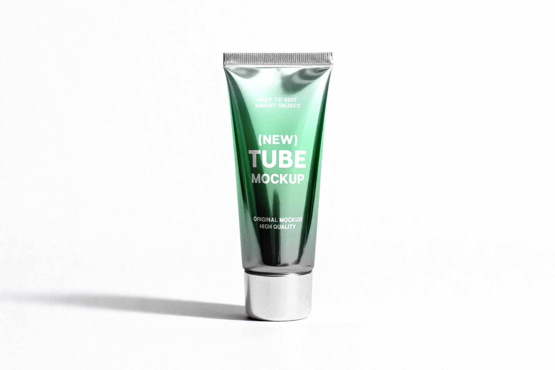 Metallic Skincare Tube Mockup
