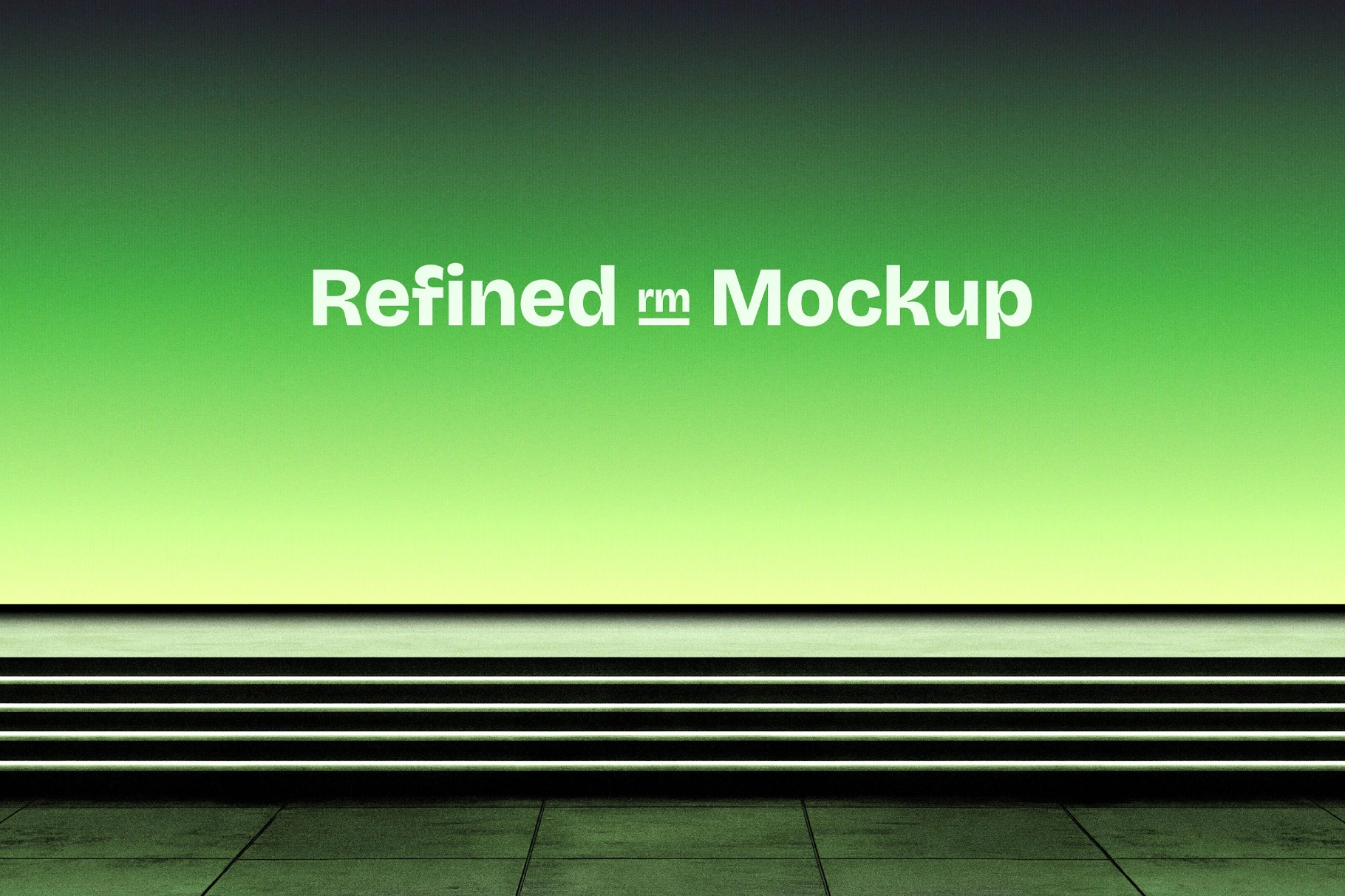 Event Stage LED Screen Mockup