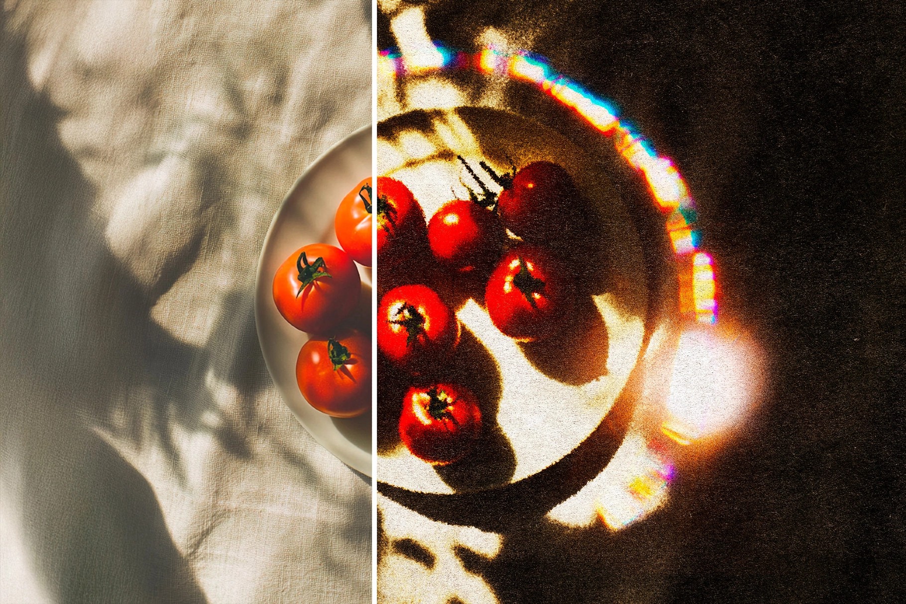 Retro Aura Leak Photo Effect