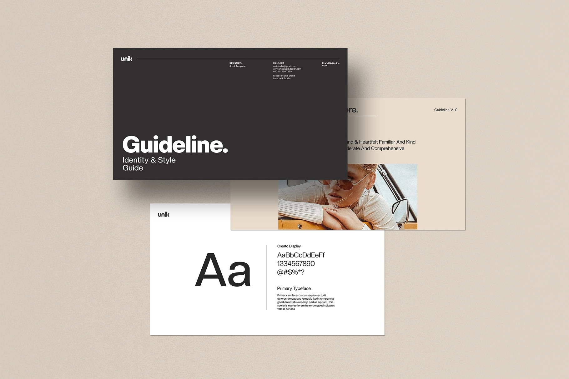 UNIK | Guidelines Template