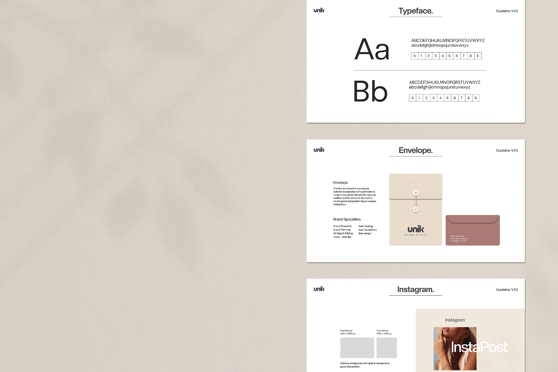 UNIK | Guidelines Template