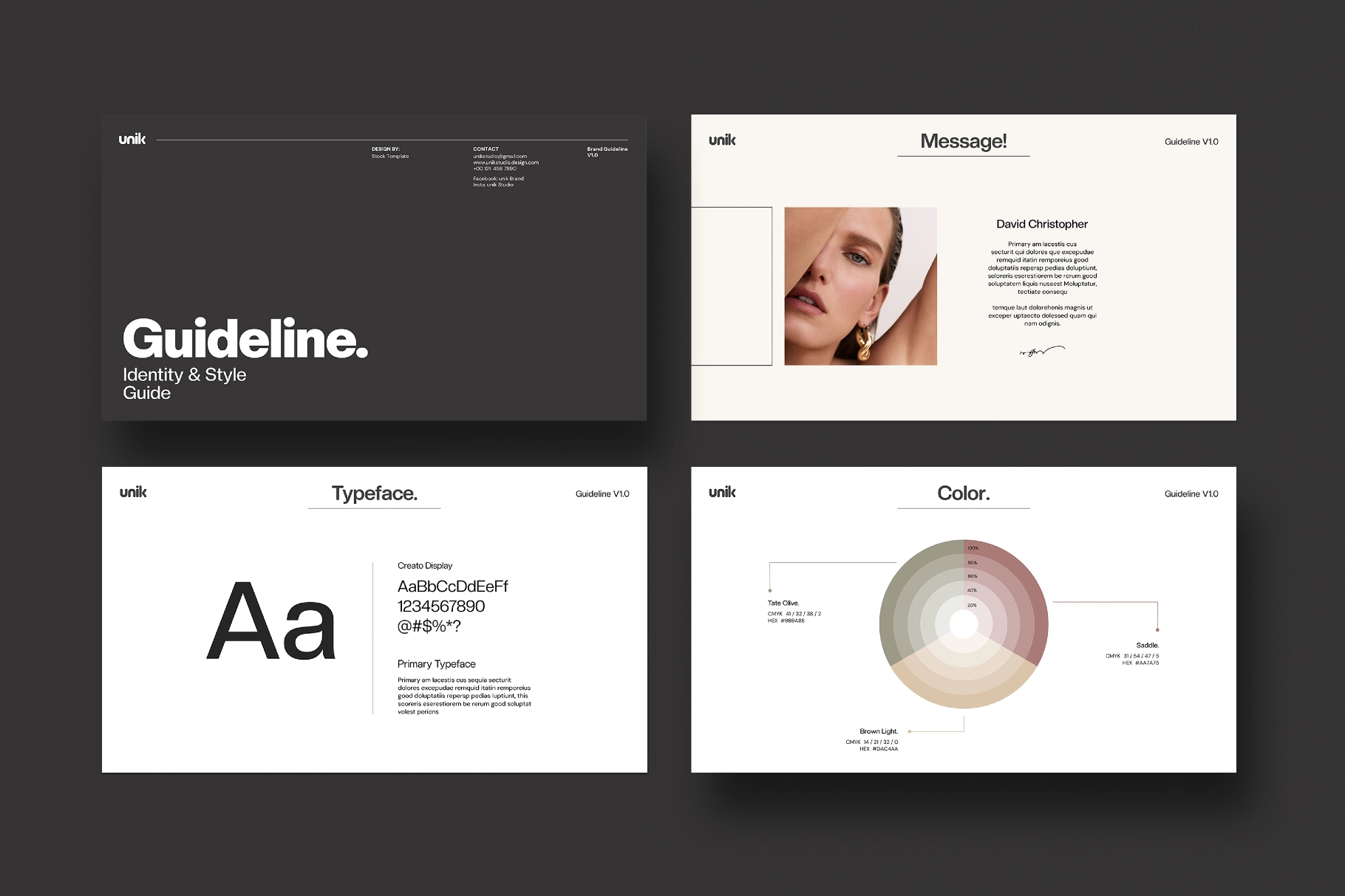 UNIK | Guidelines Template