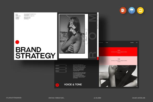 Rom Brand Strategy Presentation Template