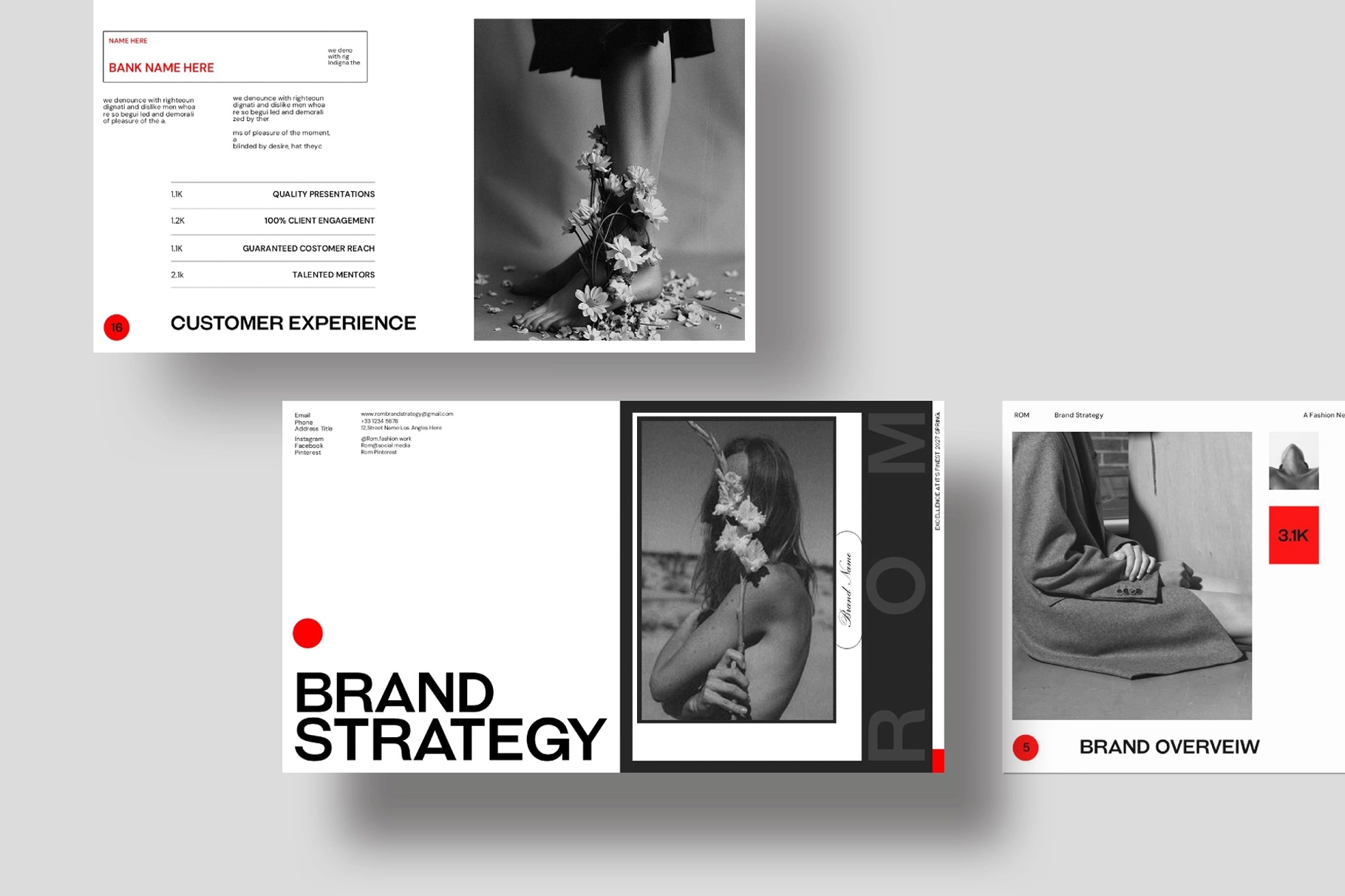 Rom Brand Strategy Presentation Template