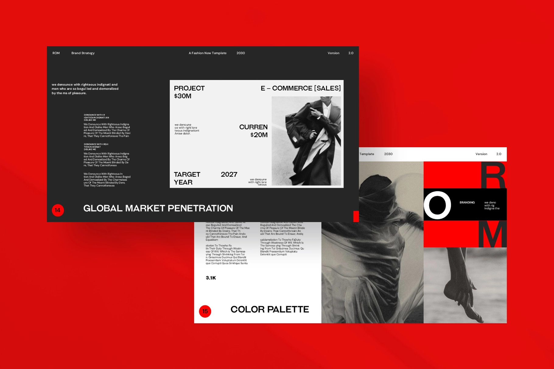 Rom Brand Strategy Presentation Template