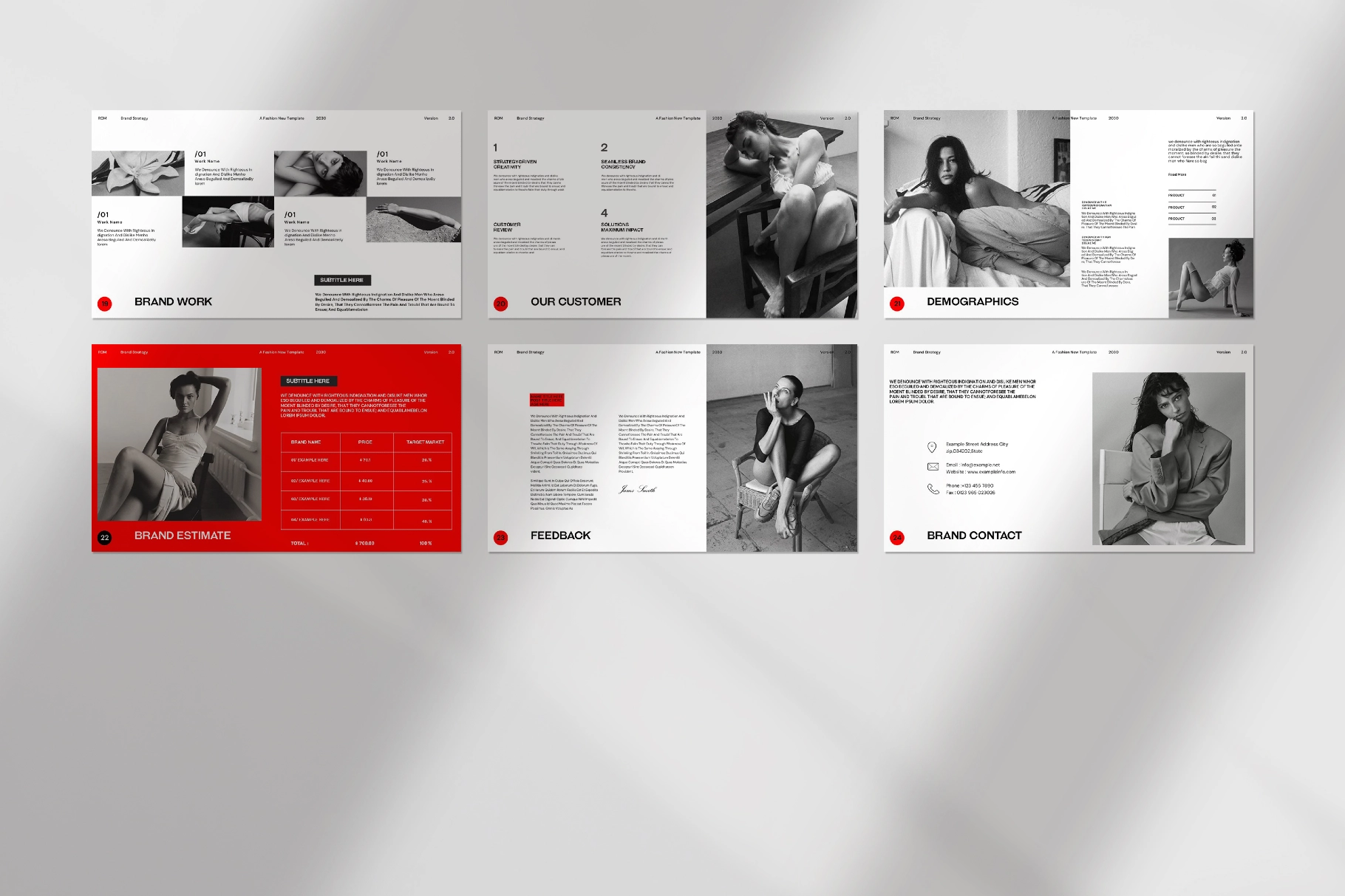 Rom Brand Strategy Presentation Template