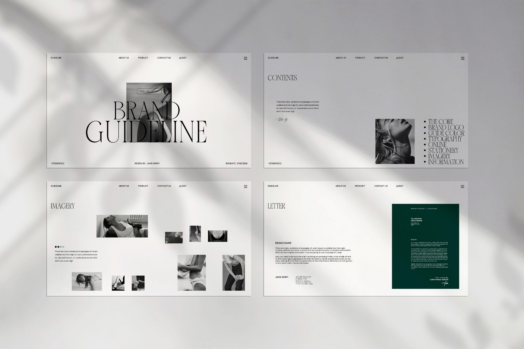Brand Guideline Presentation Template