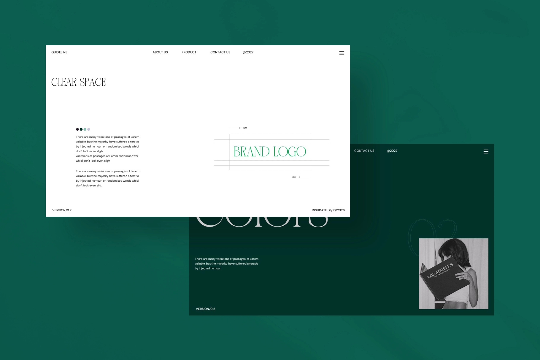 Brand Guideline Presentation Template