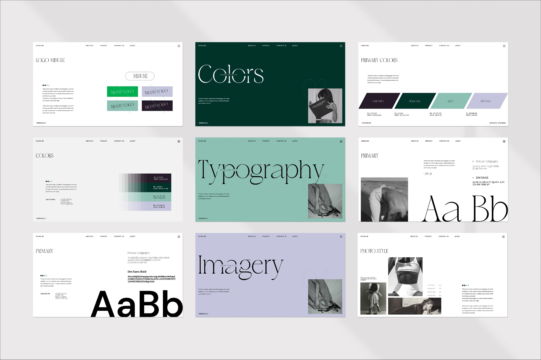 Brand Guideline Presentation Template