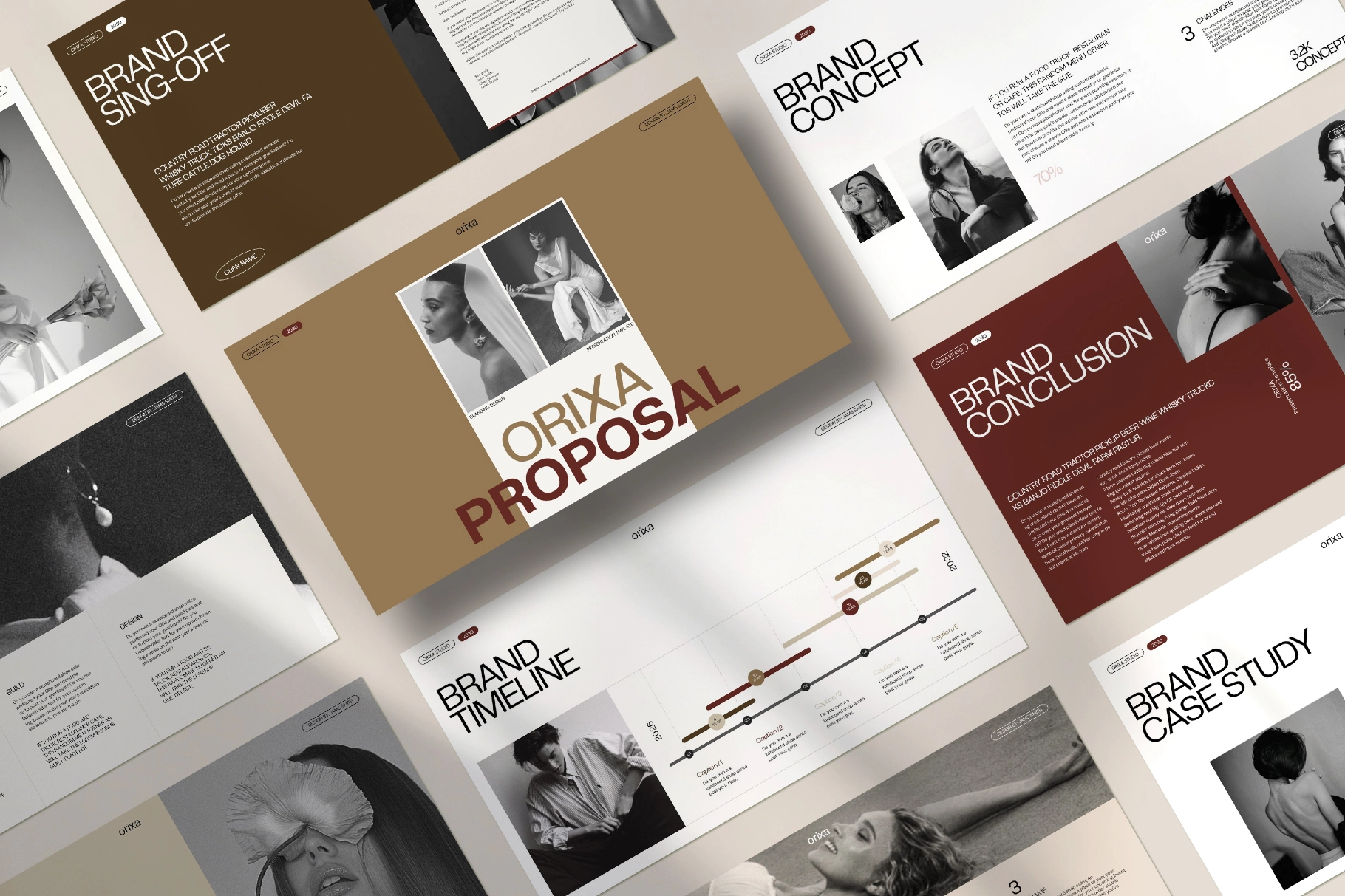 Orixa Brand Proposal Presentation Template