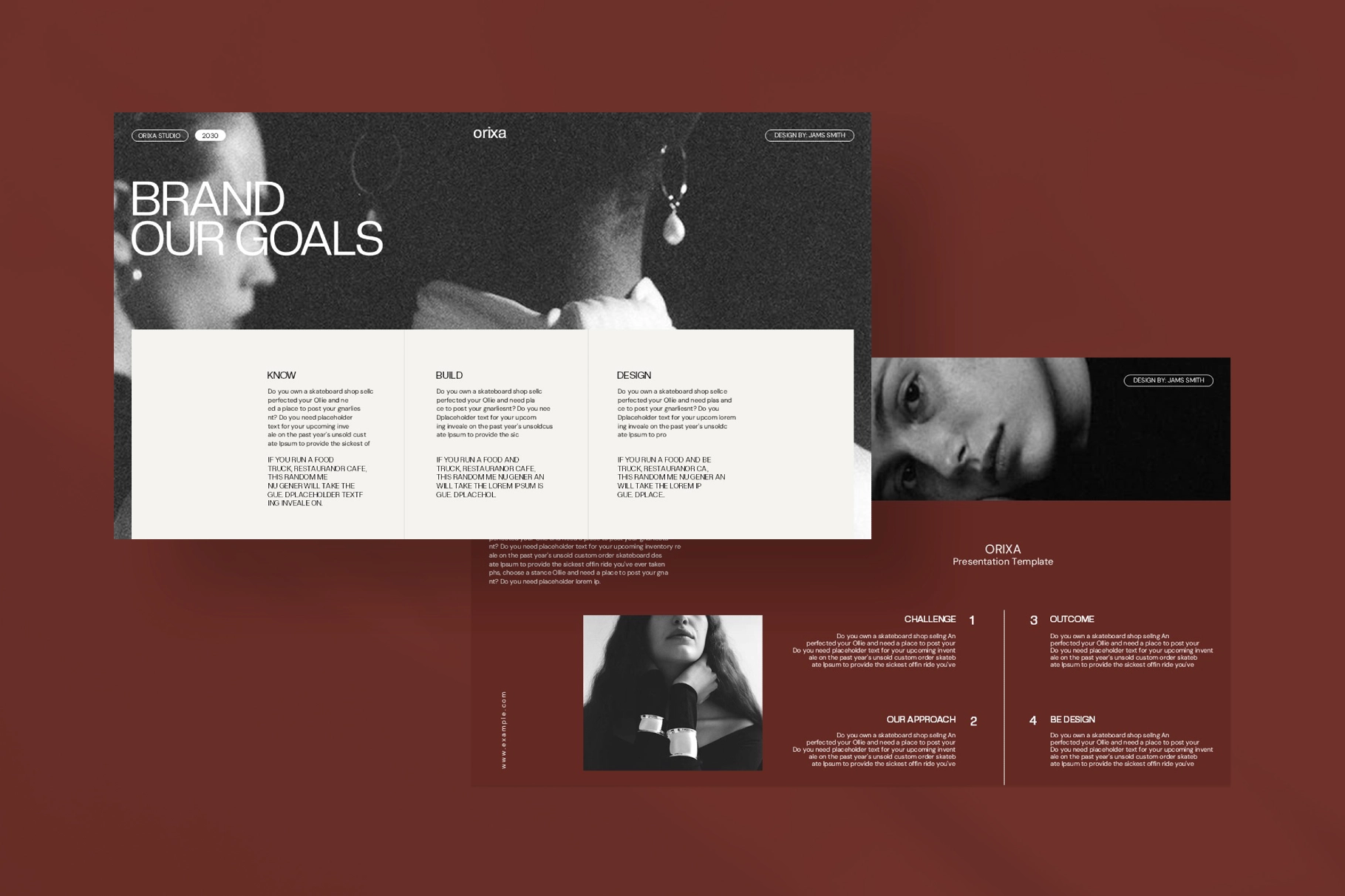 Orixa Brand Proposal Presentation Template