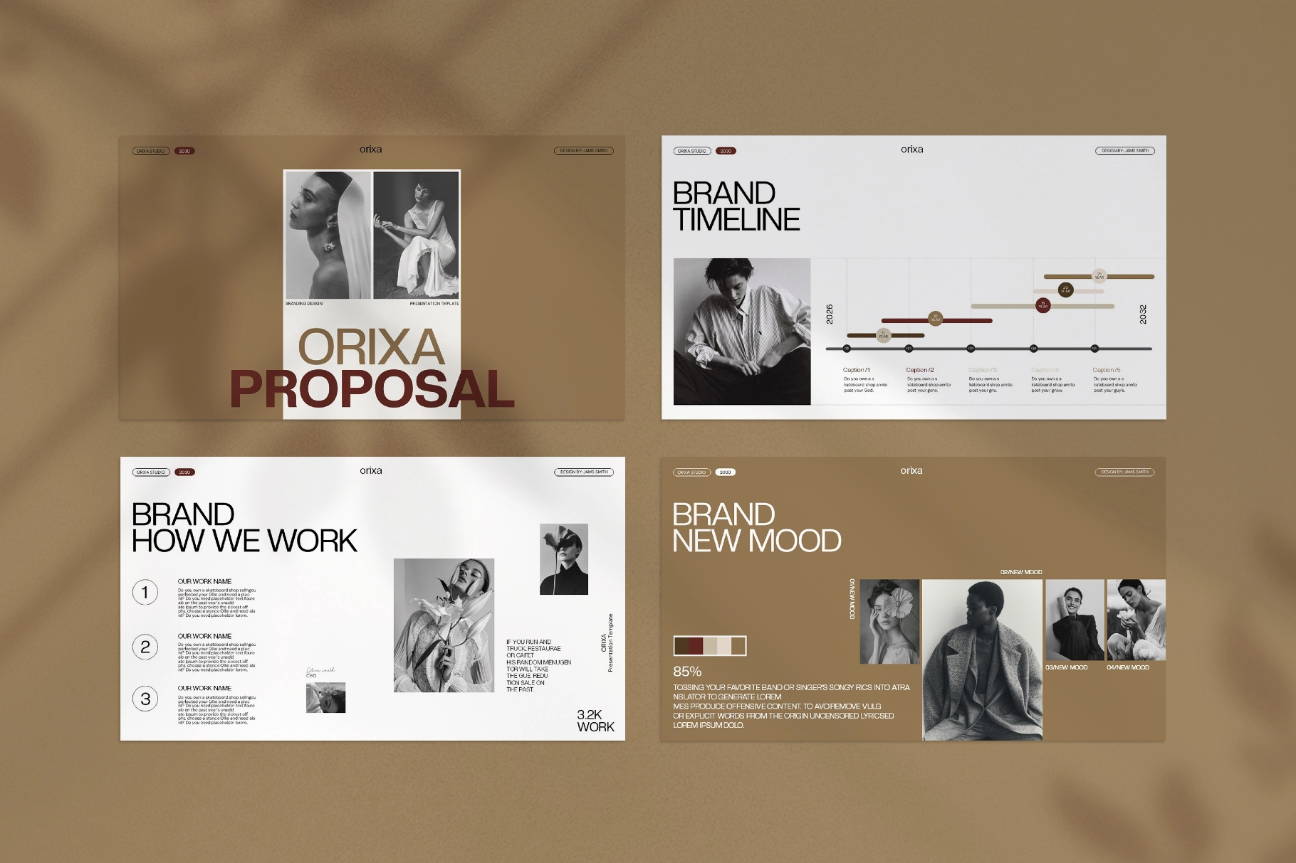 Orixa Brand Proposal Presentation Template