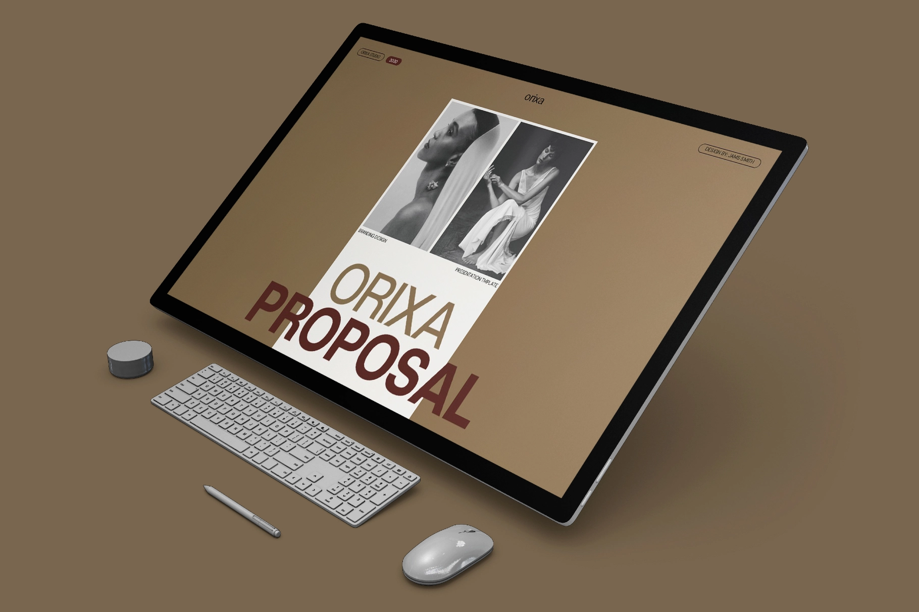 Orixa Brand Proposal Presentation Template