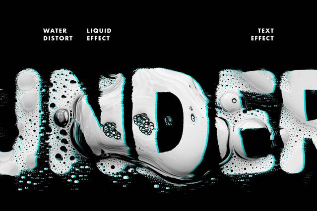 Water Distort Liquid Effect