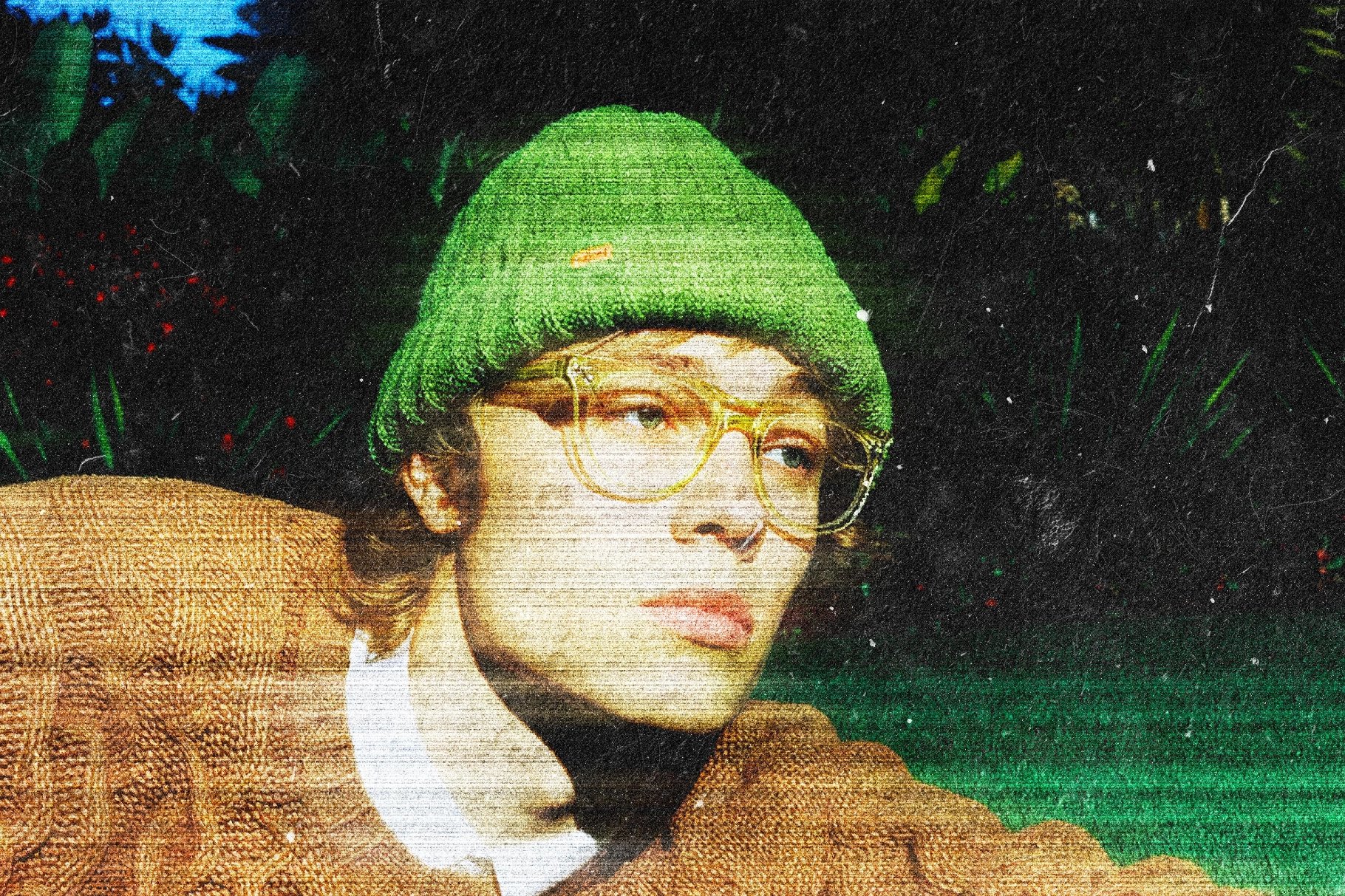 Scanned 1990 Photo Effect