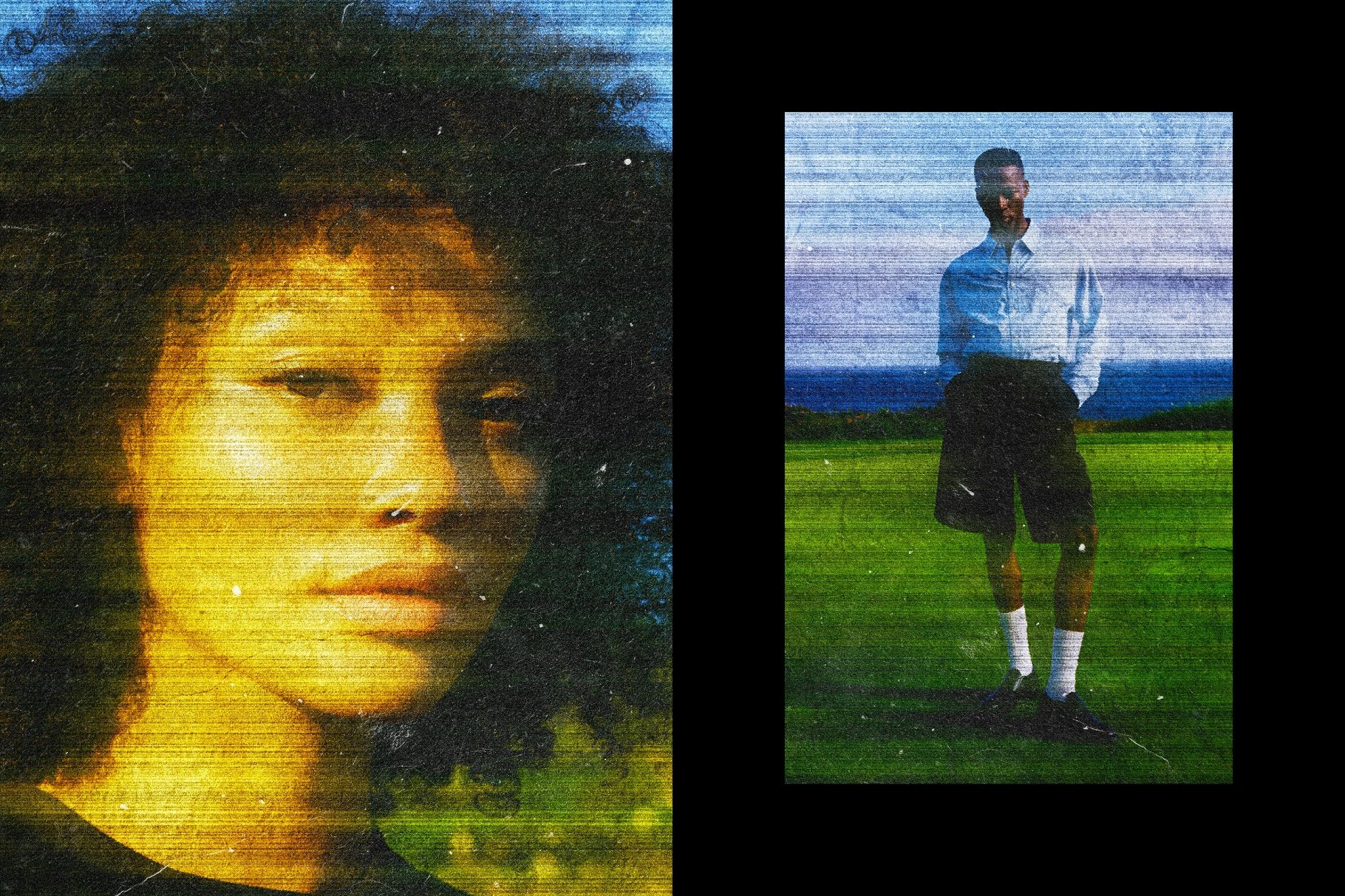 Scanned 1990 Photo Effect