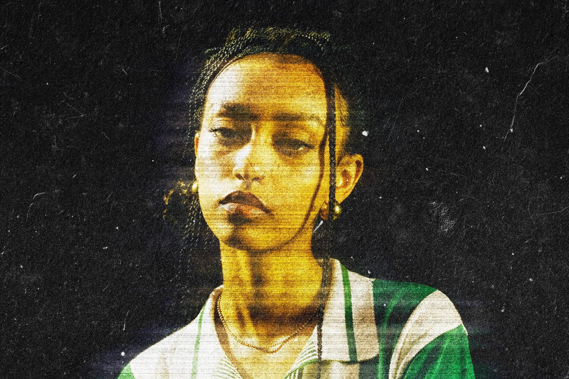 Scanned 1990 Photo Effect