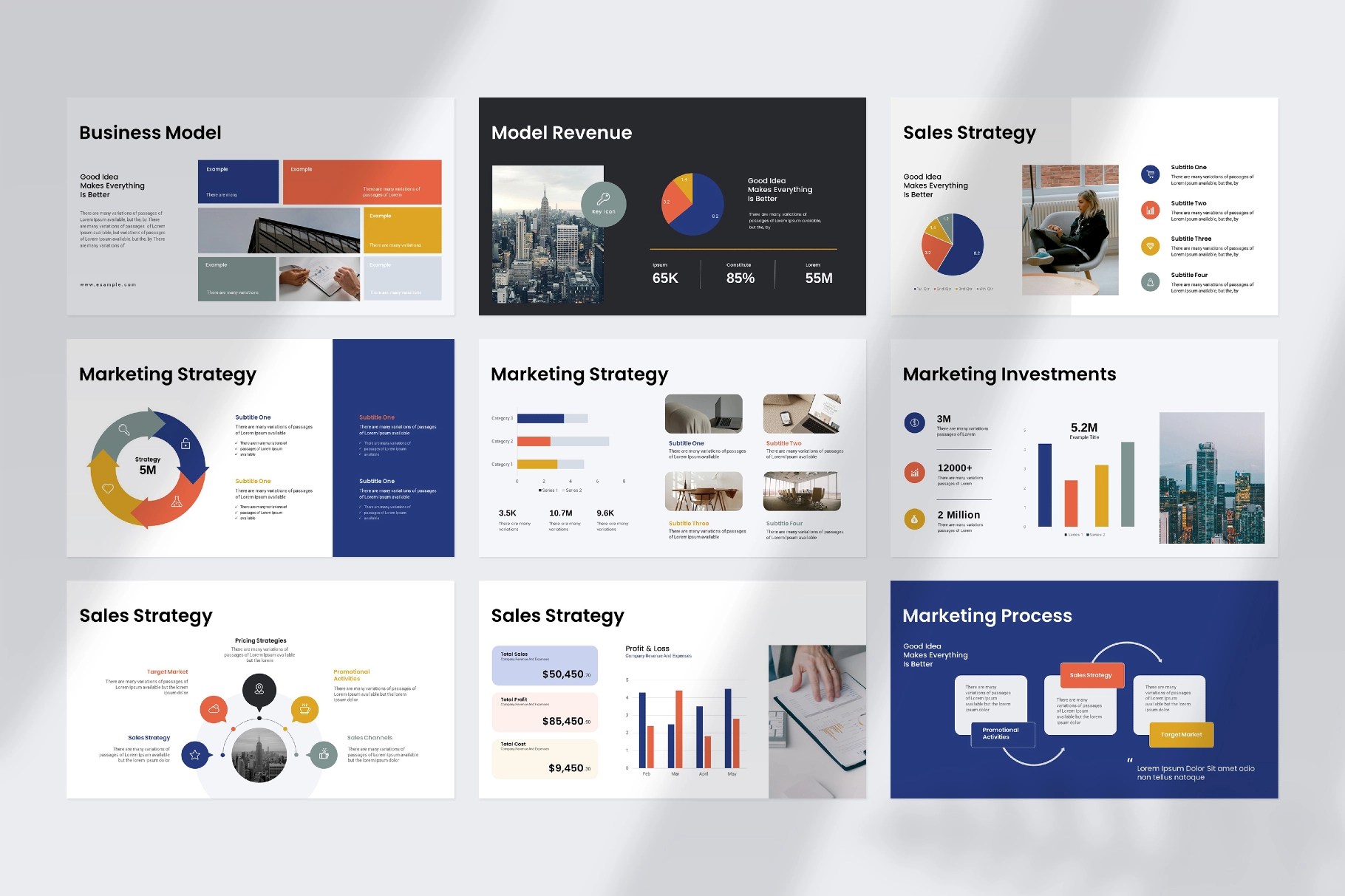Business Pitch Deck Template