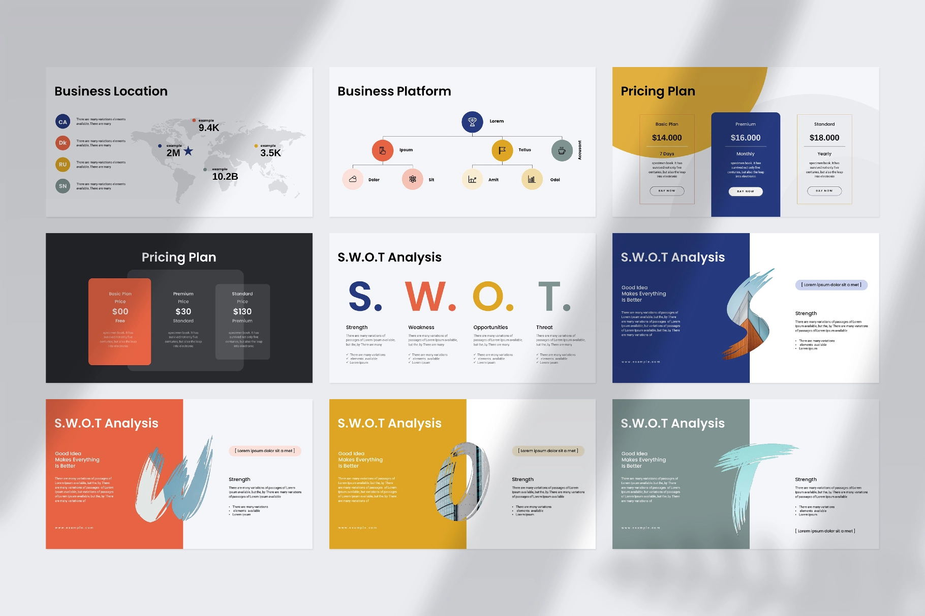 Business Pitch Deck Template