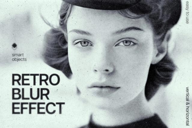 Retro Blur Photo Effect