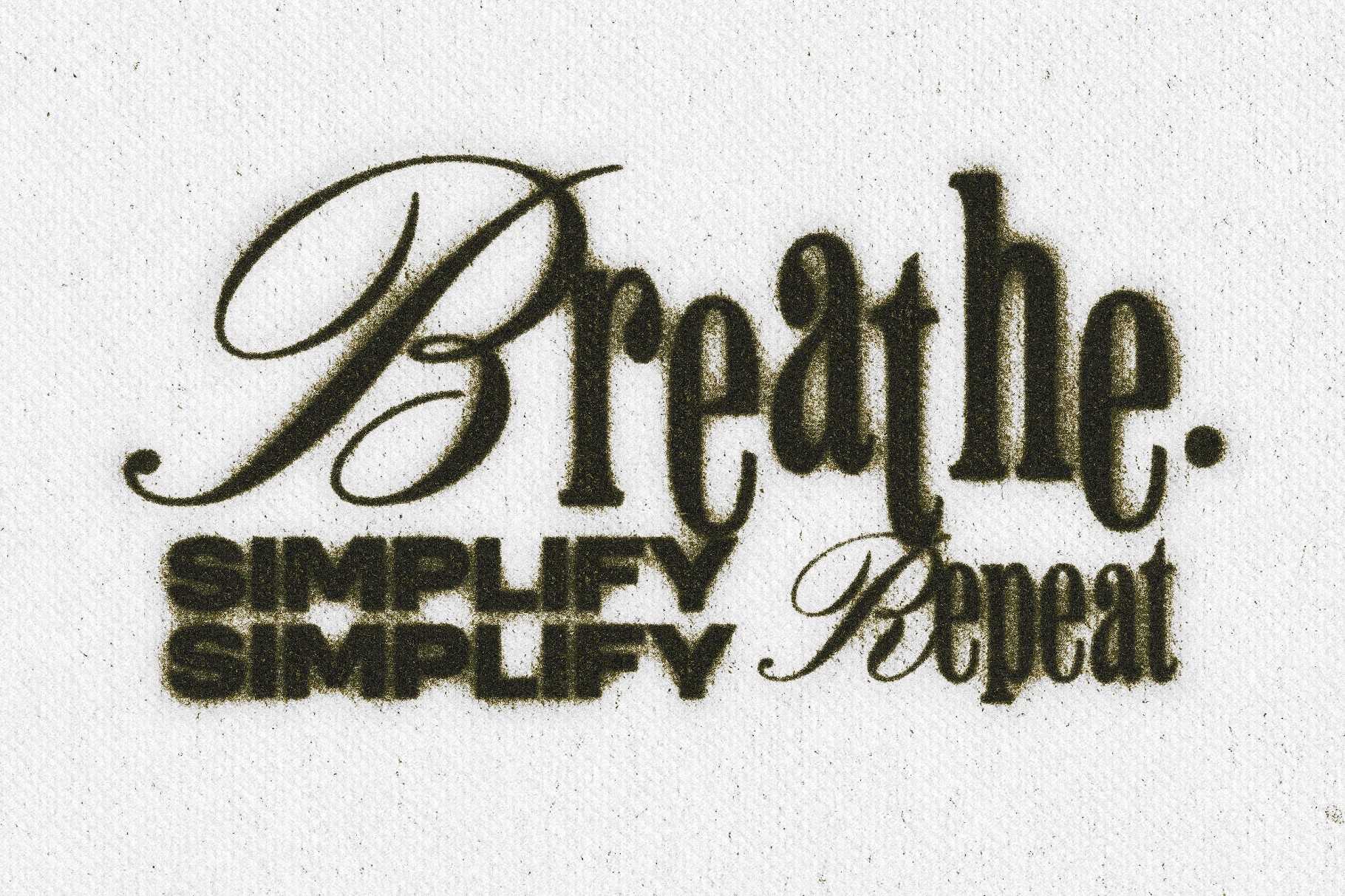 Dirty Print Text & Logo Effect