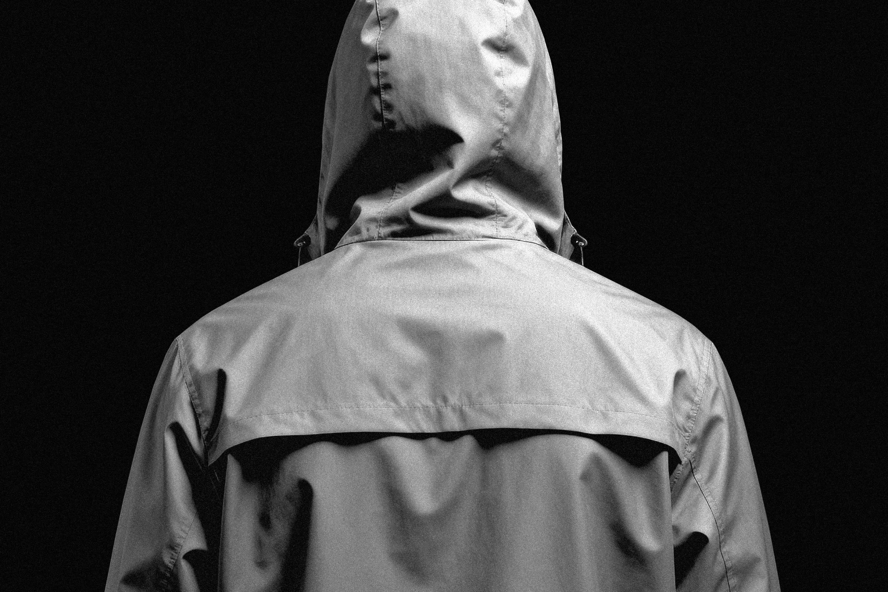 Back-View Raincoat Mockup