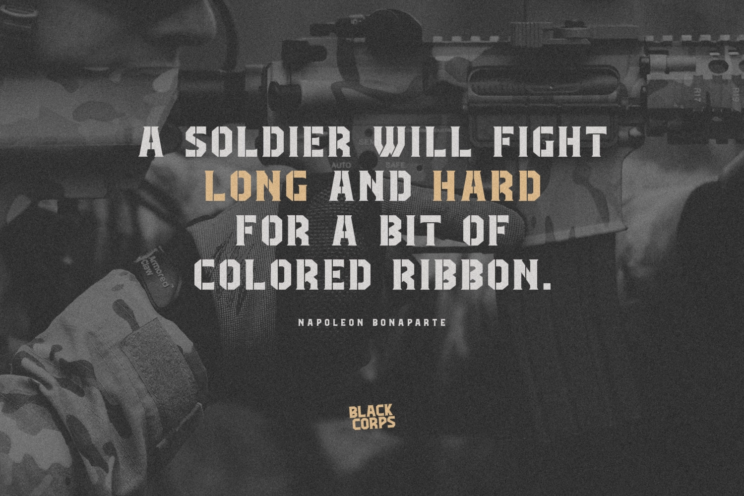 Black Corps - Military Serif Font
