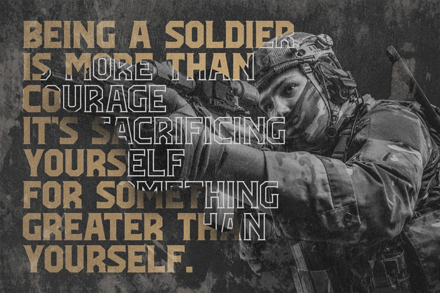 Black Corps - Military Serif Font