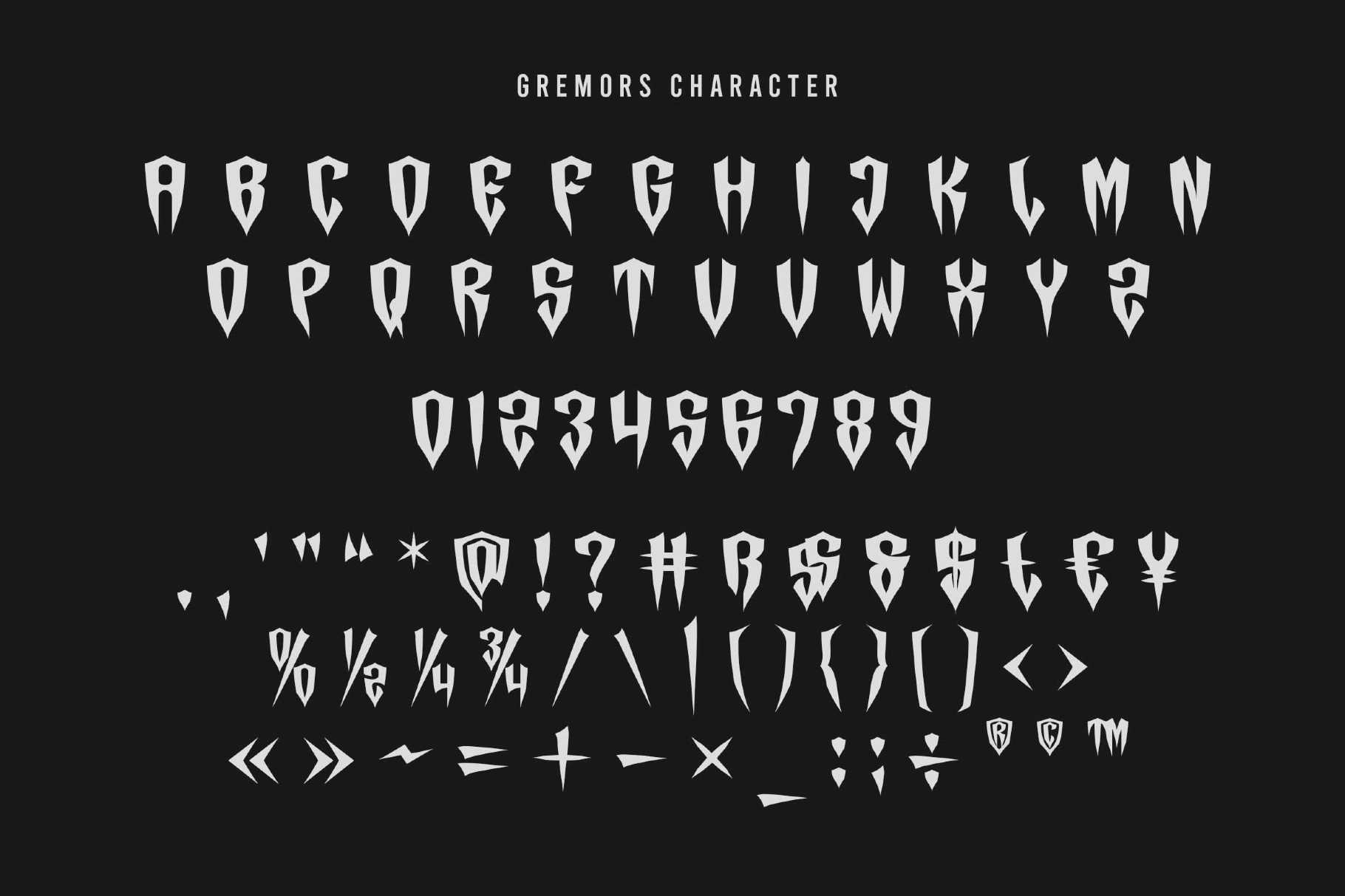 Gremors an Aggresive Urban Typeface