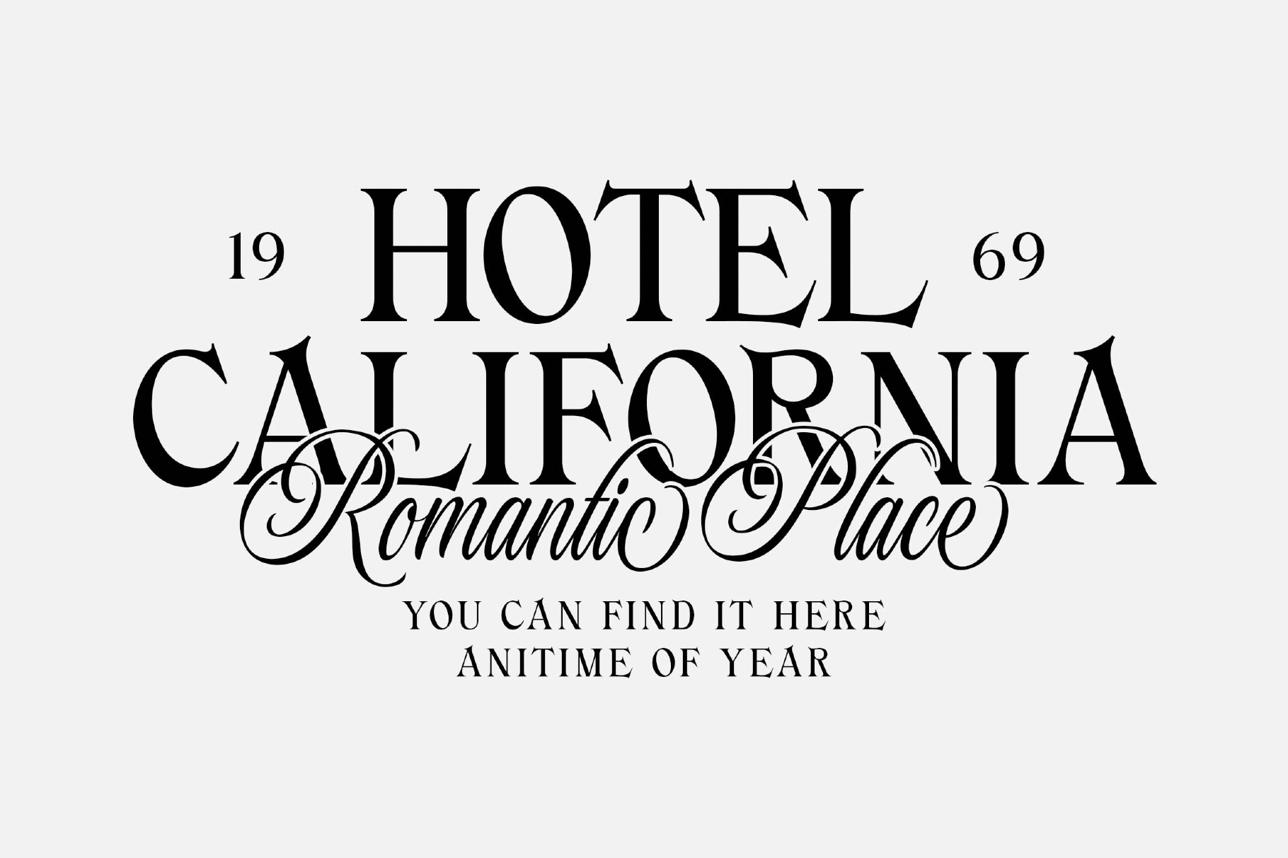 Malibu Sunday an Elegant Stylish Font Combination