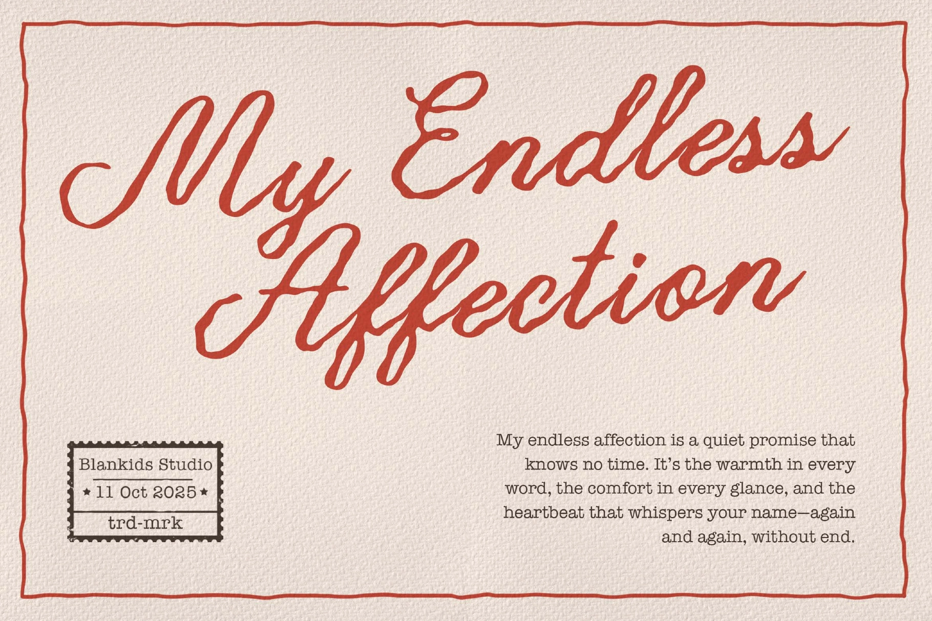 Palmeria a Textured Handwriting Font