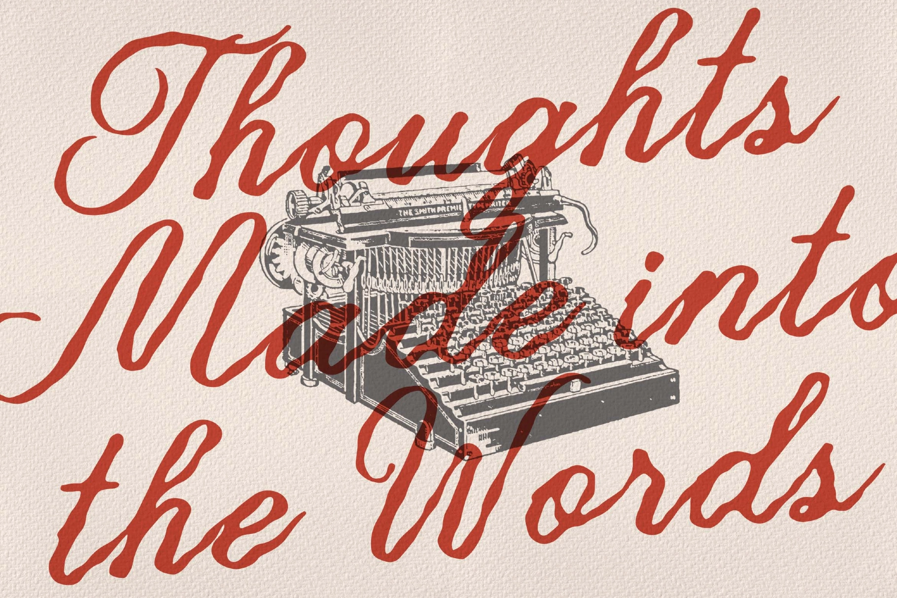 Palmeria a Textured Handwriting Font