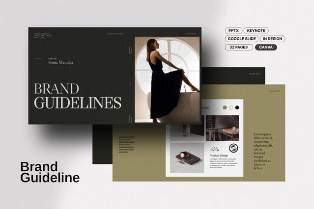 Brand Guideline Presentation Template