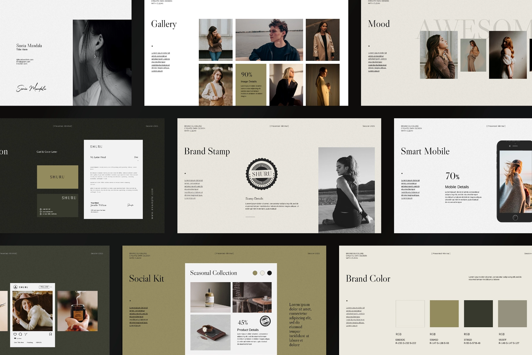 Brand Guideline Presentation Template