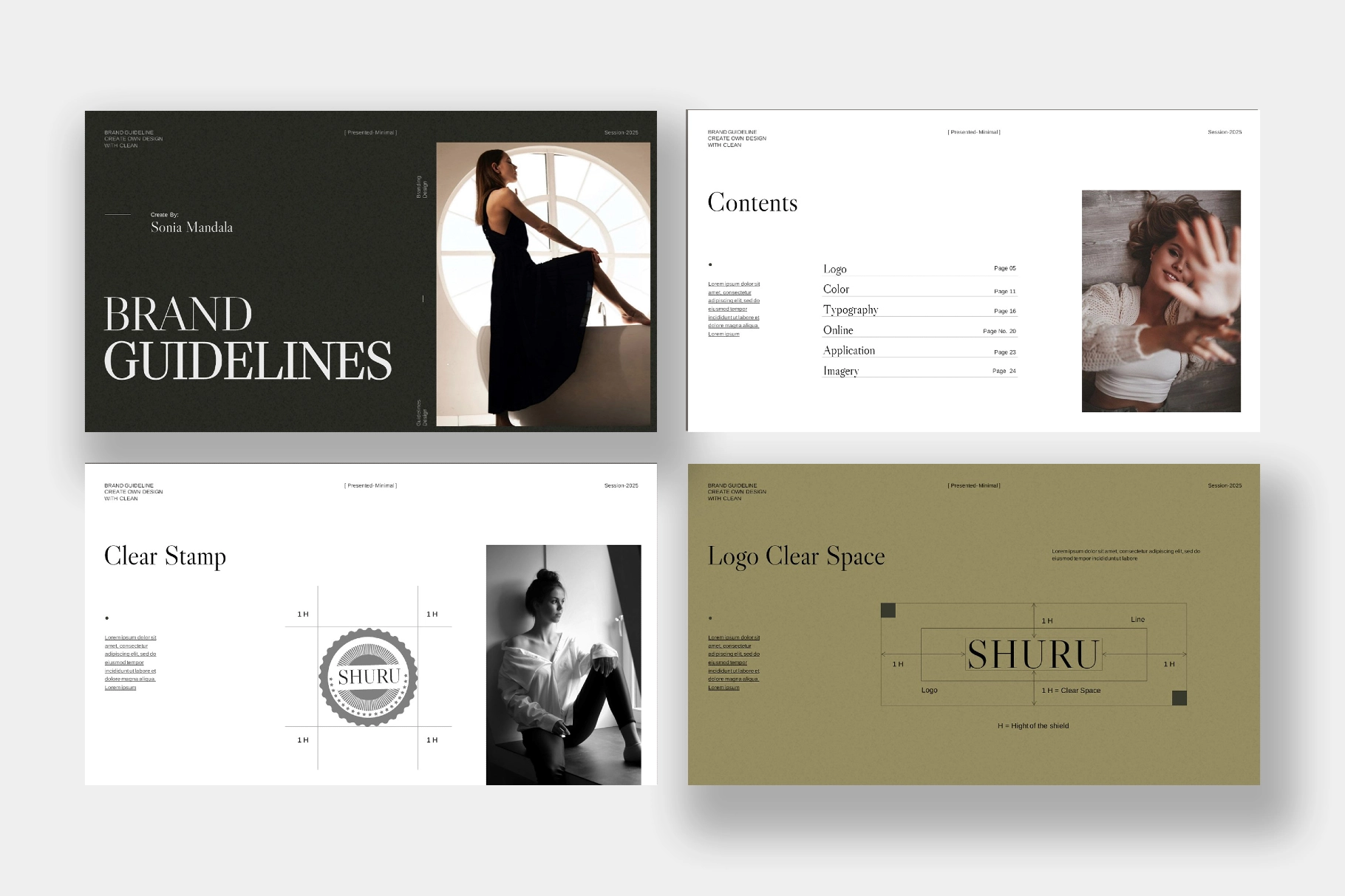 Brand Guideline Presentation Template