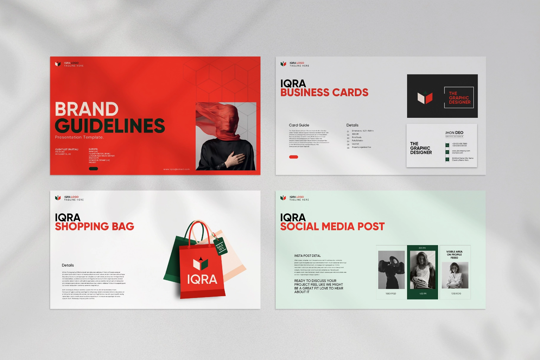 IQRA-Brand Guidelines Presentation Template