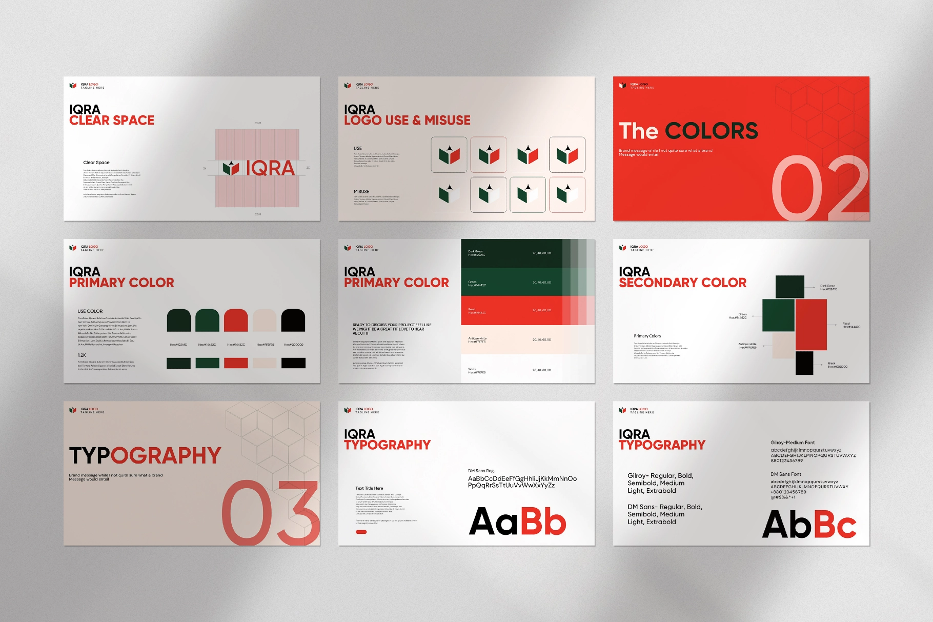 IQRA-Brand Guidelines Presentation Template