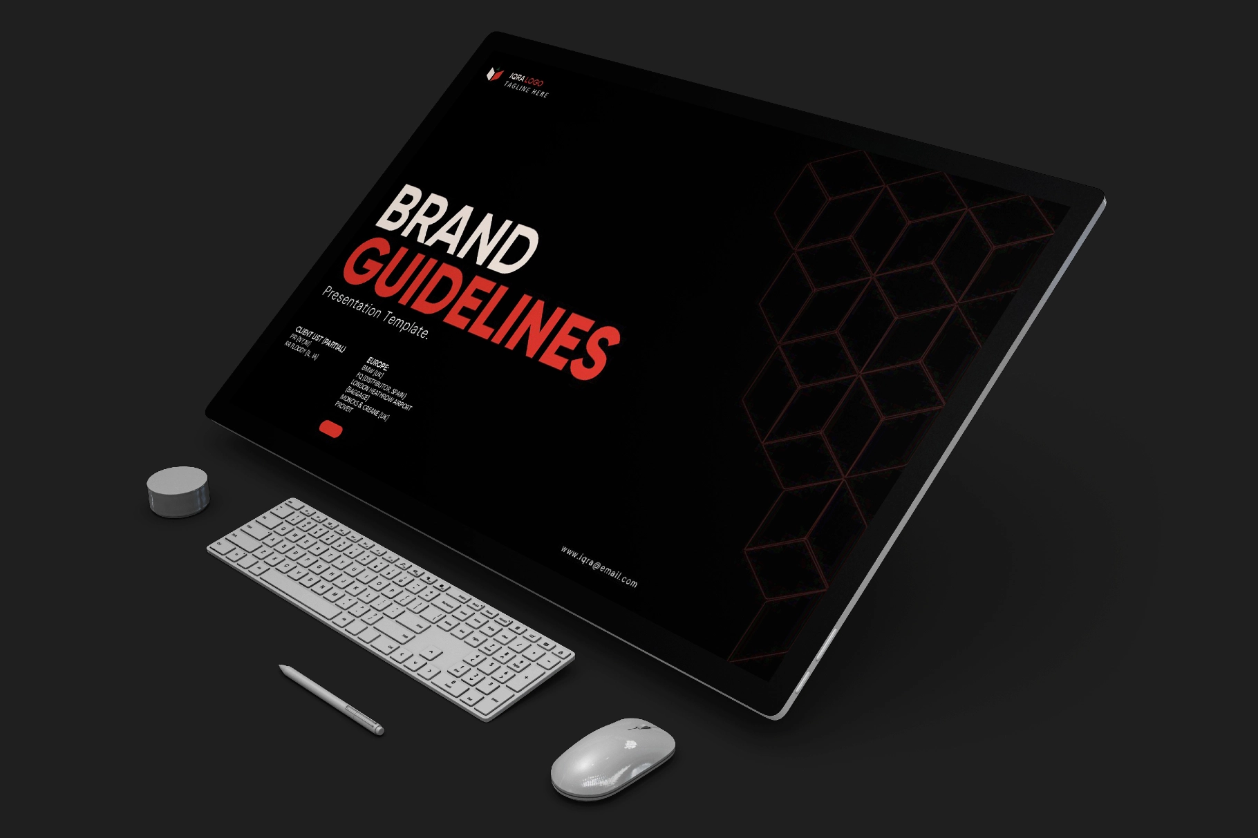 IQRA-Brand Guidelines Presentation Template