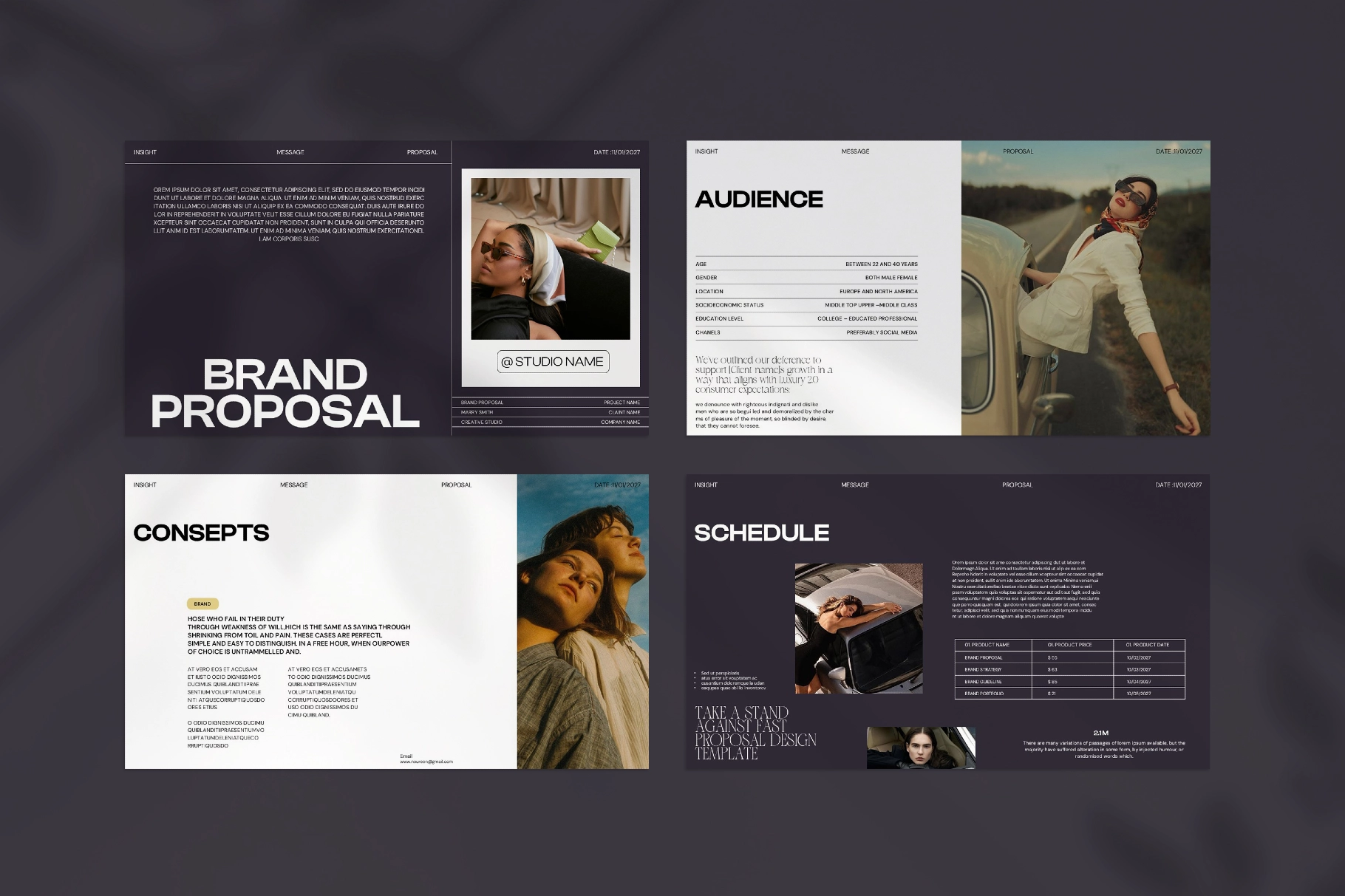 Brand Proposal Presentation Template