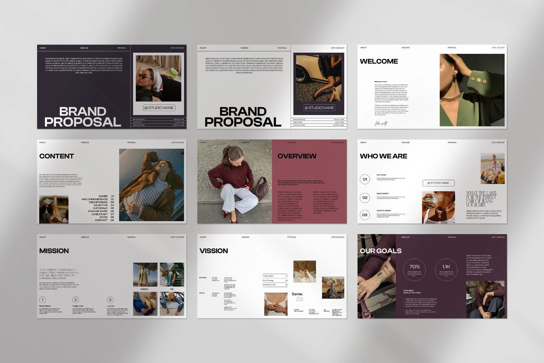 Brand Proposal Presentation Template