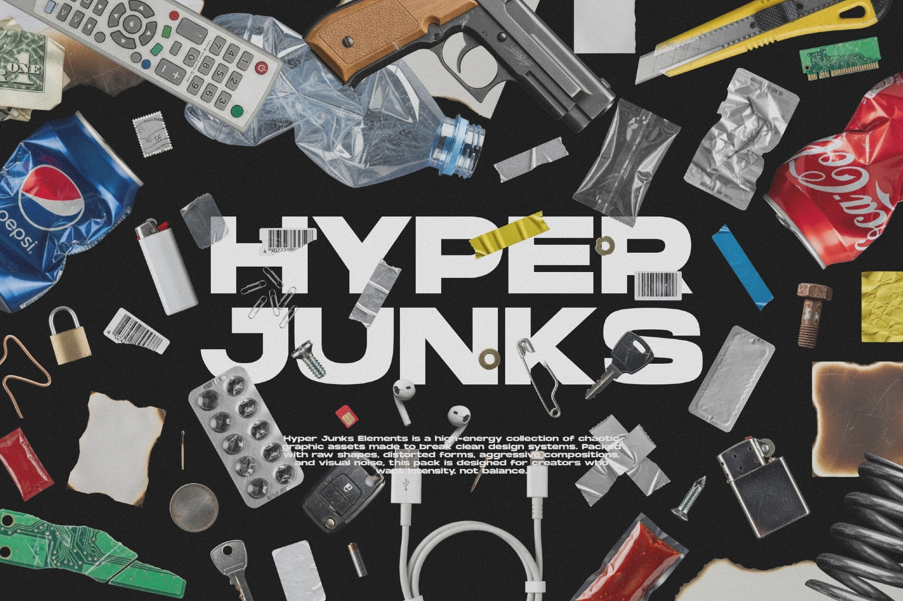 Hyper Junks Graphic Elements