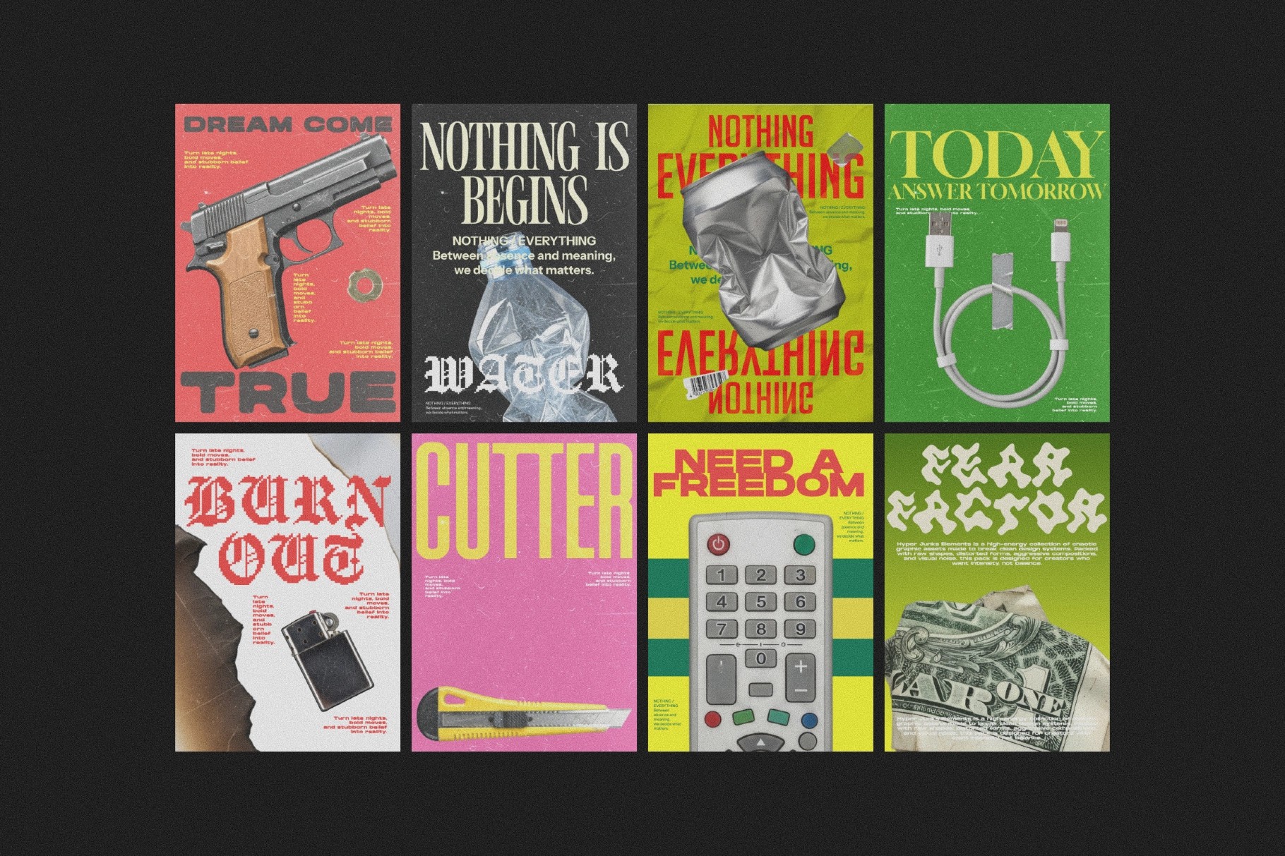 Hyper Junks Graphic Elements